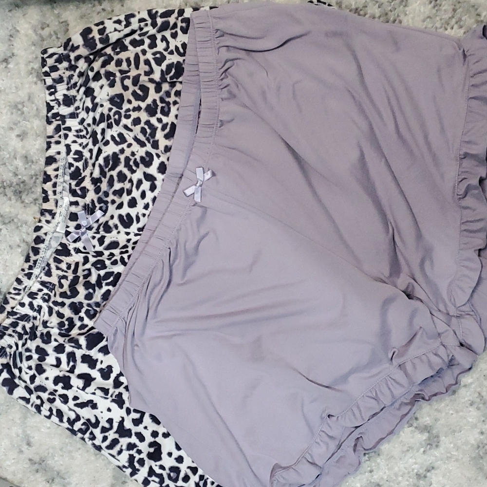 Two pair size Medium sleep shorts Fashion By Mirabeau